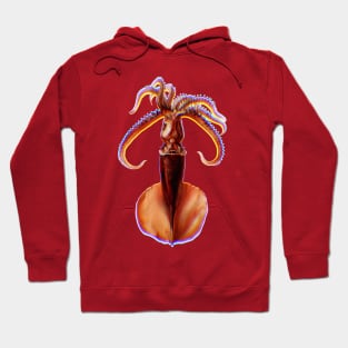 Giant Squid Fringed Hoodie